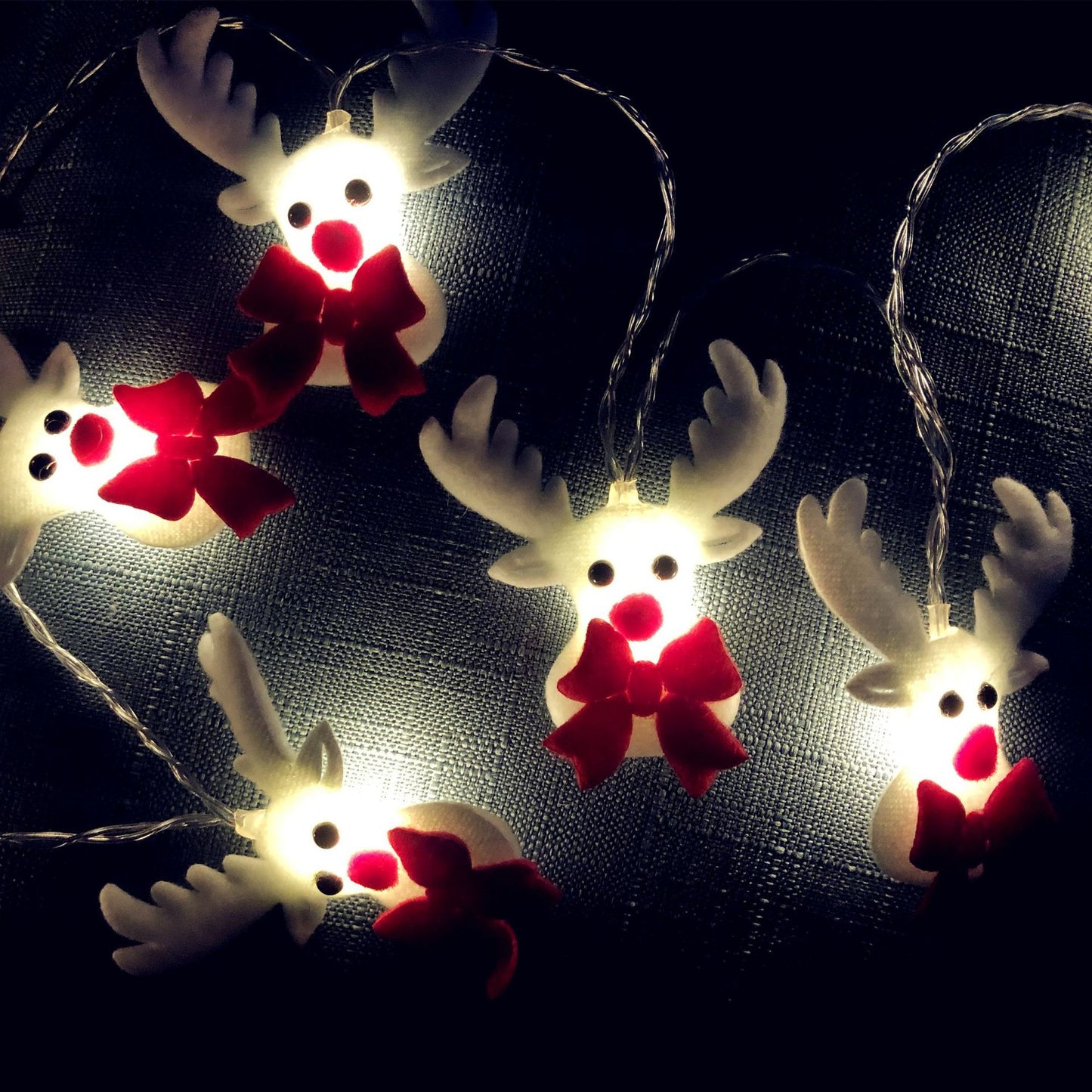 Snow Man String Lights