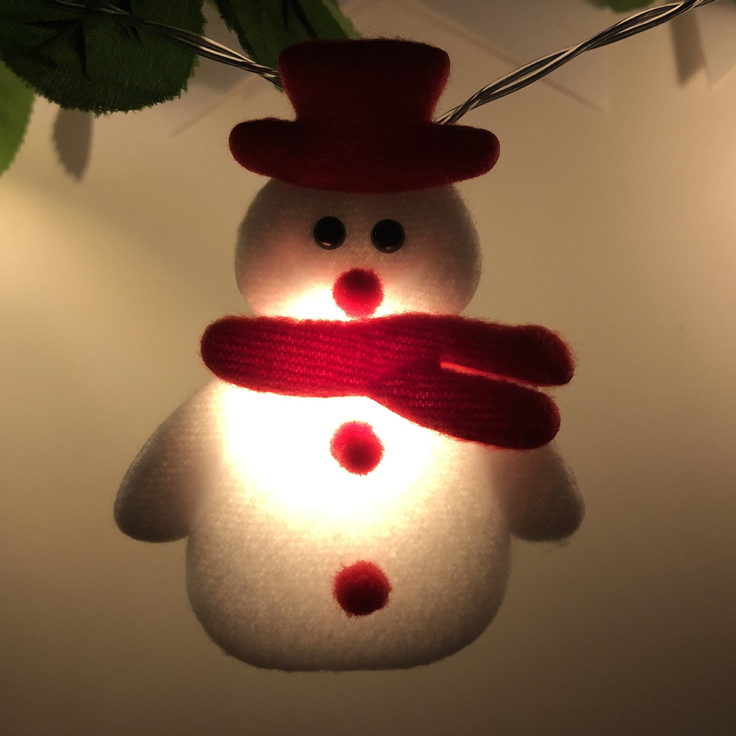 Snow Man String Lights