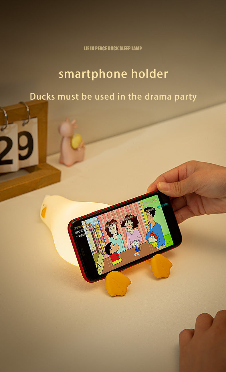 Lazy Duck Night Light smartphone holder